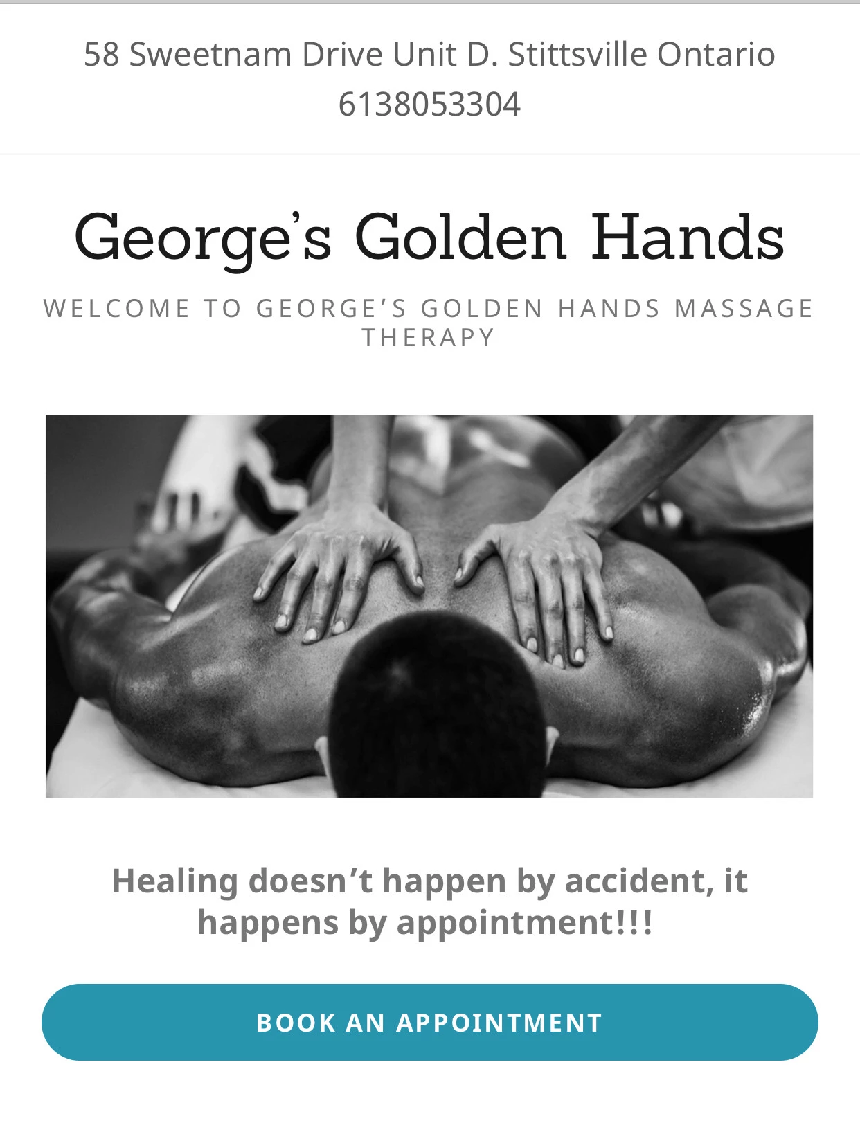 George’s Golden Hands Massage w